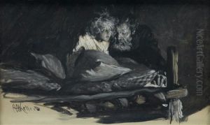 Old Man And Child by Arthur Ignatius Keller