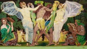 Dancers by Arthur Ignatius Keller
