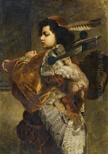 Jagender Jungling by Ferdinand Keller