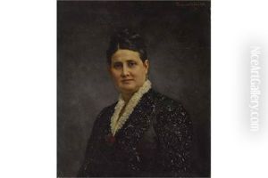 Damenbildnis by Ferdinand Keller