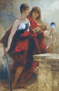 Studie Zur Apotheose Kaiser Wilhelms (study For The Apotheosis Of Emperor Wilhelm I) by Ferdinand Keller