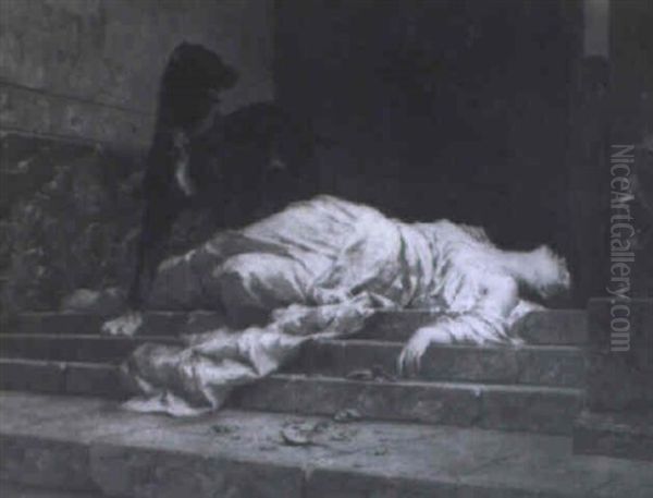 Selene Von Einem Molosser Niedergeworfen - view 1