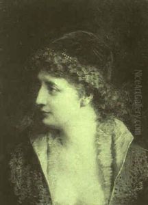Bildnis Einer Jungen Frau by Ferdinand Keller