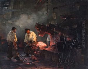 Die Hammerschmiede Von Abtsgmund by Friedrich von Keller