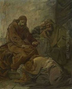 Die Begegnung Jesu Mit Der Sunderin by Friedrich von Keller