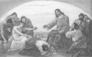 Die Erweckung Des Junglings Von Naim by Friedrich von Keller