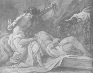 Samson Und Delila by Friedrich von Keller