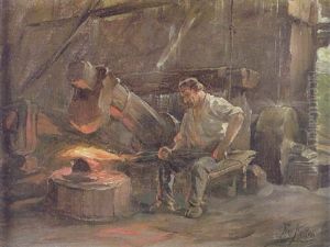 Die Hammerschmiede Von Abtsgmund by Friedrich von Keller