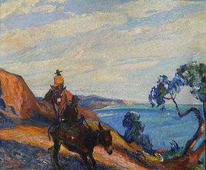 Coastal Scene - Spain by Henry George Keller