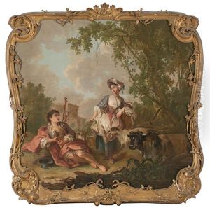 Escena Pastoril by Johann-Heinrich Keller