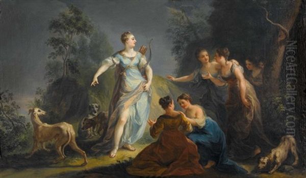 Diana Mit Gefolge - view 1