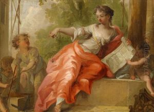 Allegori Over Arkitekturkonsten by Johann-Heinrich Keller