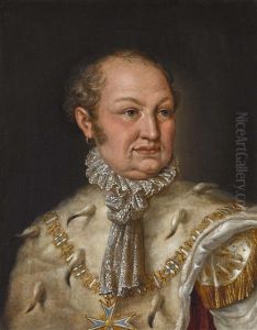 Konig Maximilian I. Joseph Von Bayern Im Kronungsornat