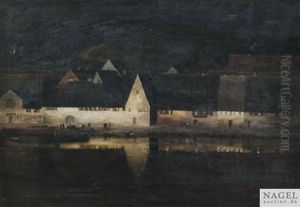 Abenddammerung (marktbreit A. Main) Abenddammerung (marktbreit A. Main)