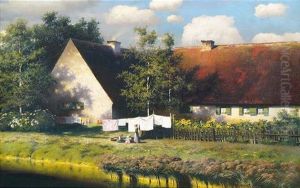 Sommeridyll Am Bauernhof