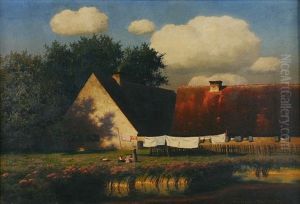 Schwabische Bauernhauser by Paul Wilhelm Keller-Reutlingen