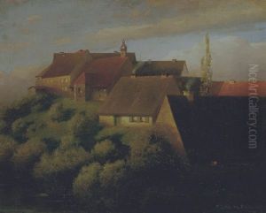 Markt Dachau Am Abend
