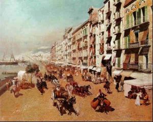 A Street Scene In Algiers