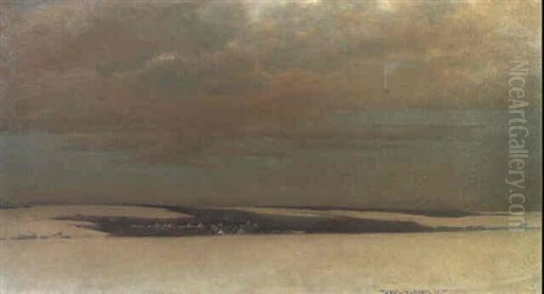 Der Schw,bische Alb In Einer Kalten Winternacht - view 1
