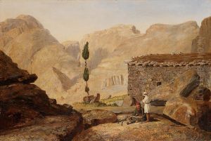 The Top Of Mount Sinai With The Chapel Of Elijah by Miner Kilbourne Kellogg
