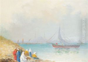 Embarcations Sur Le Bosphore