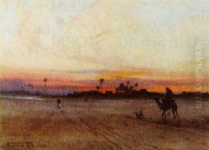 Sunset In Egypt by Robert George Talbot Kelly