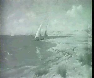Boats On The Nile River by Robert George Talbot Kelly