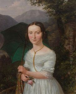 Portrait Of Caroline Schmidt-fasch (1815-1854) Portrait Of Caroline Schmidt-fasch (1815-1854)