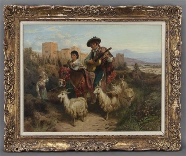Castillian Courtship Scene - view 1