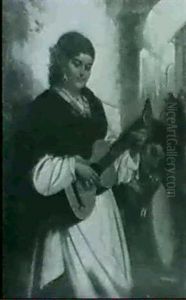 Street Musician Of Seville by Robert Kemm