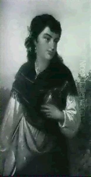 Italian Girl With A Jug - view 1