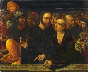 Christus Und Die Ehebrecherin by Johann (Hans) Kemmer