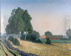 Landskap I Manljus by Helge Kemner