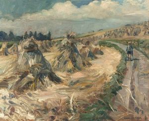 "kornpuppen" (haystacks) by Hans Kempen