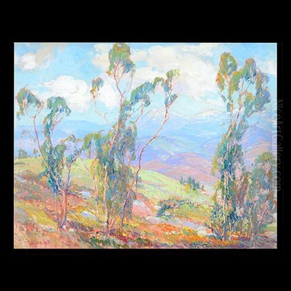 View Of The Sierras From Eucalyptus Grove - view 1