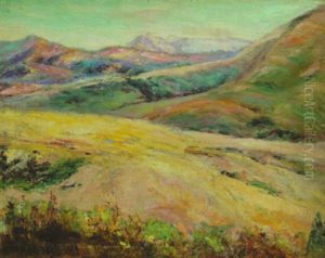 Mountainous California Landscape by Marie B. Kendall