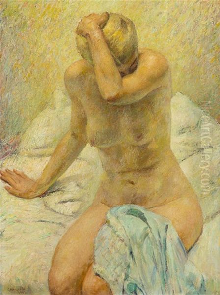 Nude On A Bed - view 1