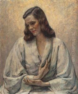 Portrait Of An Ingenue by Geza Kende