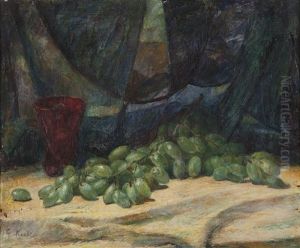 Still Life With Grapes by Geza Kende