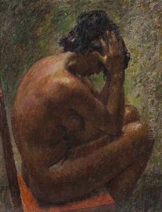 Seated Black Nude Seated Black Nude