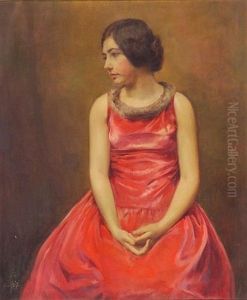 The Red Dress by Geza Kende