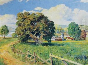 A Farm In A River Valley