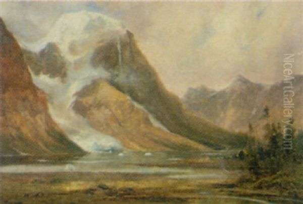 The Tumbling Glacier, B... Lake - view 1