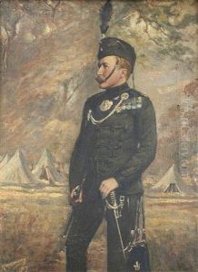 An Officer Of The 60th Rifles, A Bivouac Beyond