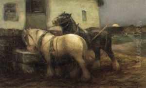 Watering The Horses Watering The Horses