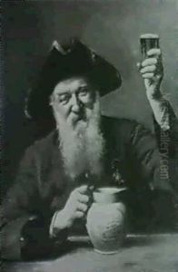A Chelsea Pensioner by Thomas Benjamin Kennington