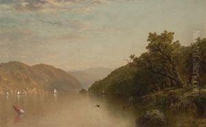 Evening On The Hudson by John Frederick Kensett
