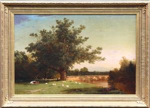 The Wadsworth Oak by John Frederick Kensett
