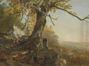 Tree In A Landscape by John Frederick Kensett