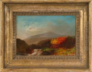 Mountain & Stream Landscape by John Frederick Kensett